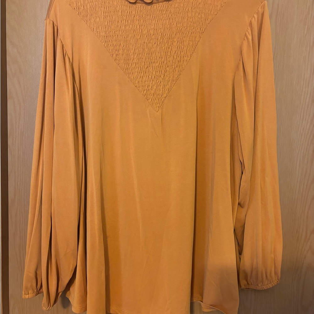 Women's Orange Blouse